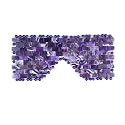 Amethyst Eye Mask for Fatigue Reduction Stress Relief 100% Amethyst Gemstone Cooling Eye Mask Lined w/Beads (Amethyst) Beauty & Personal Care Stone Story