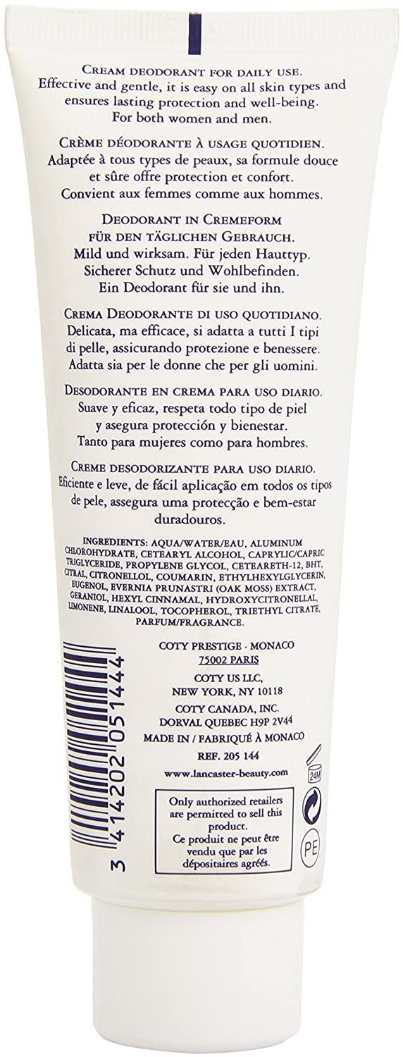 Eau de Lancaster by Lancaster for Women Deodorant Cream 4.2 oz. Beauty & Personal Care Lancaster