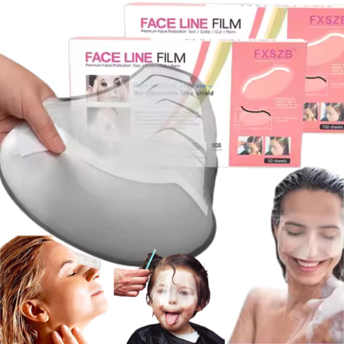 EBANKU 100 PCS Microblading Shower Visor, Upgrade Eyebrow Shower Shields Protector, Shower Goggles Face Cover Bath Visor for Adults Hair Salon Beauty & Personal Care EBANKU