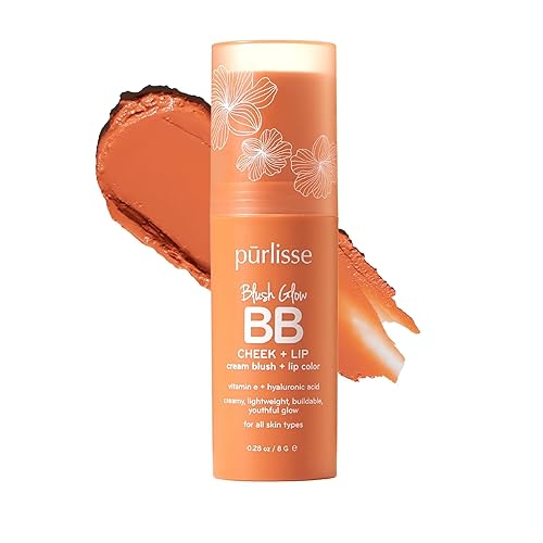 p?rlisse Blush Glow BB Lip and Cheek Tint - Hydrating & Buildable 2-in-1 Cream Blush Stick for Cheeks & Lips - Formulated with Nourishing Vitamin E Beauty & Personal Care p?rlisse