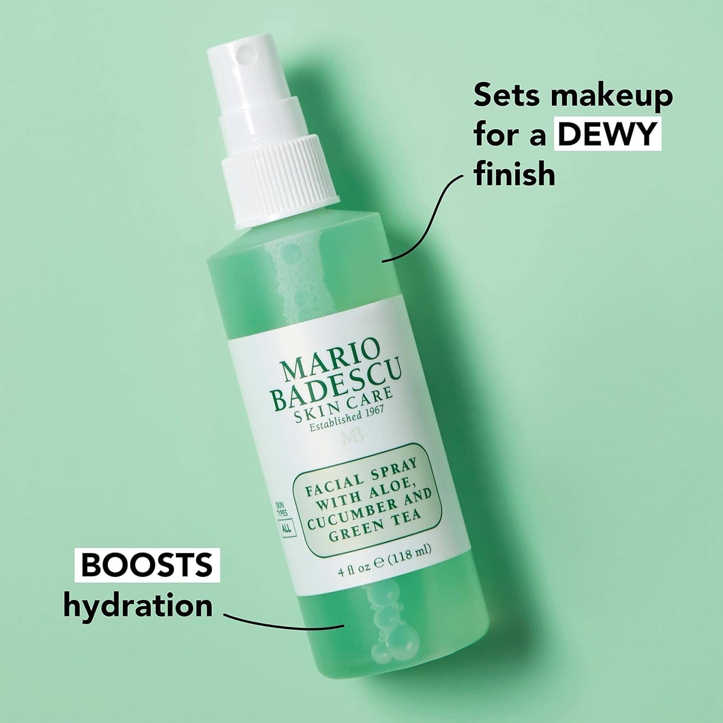 Mario Badescu Facial Spray 2 Piece Set, Includes Aloe, Chamomile & Lavender Face Mist PLUS Aloe, Cucumber, Green Tea Face Mist for All Skin Types Beauty & Personal Care Mario Badescu