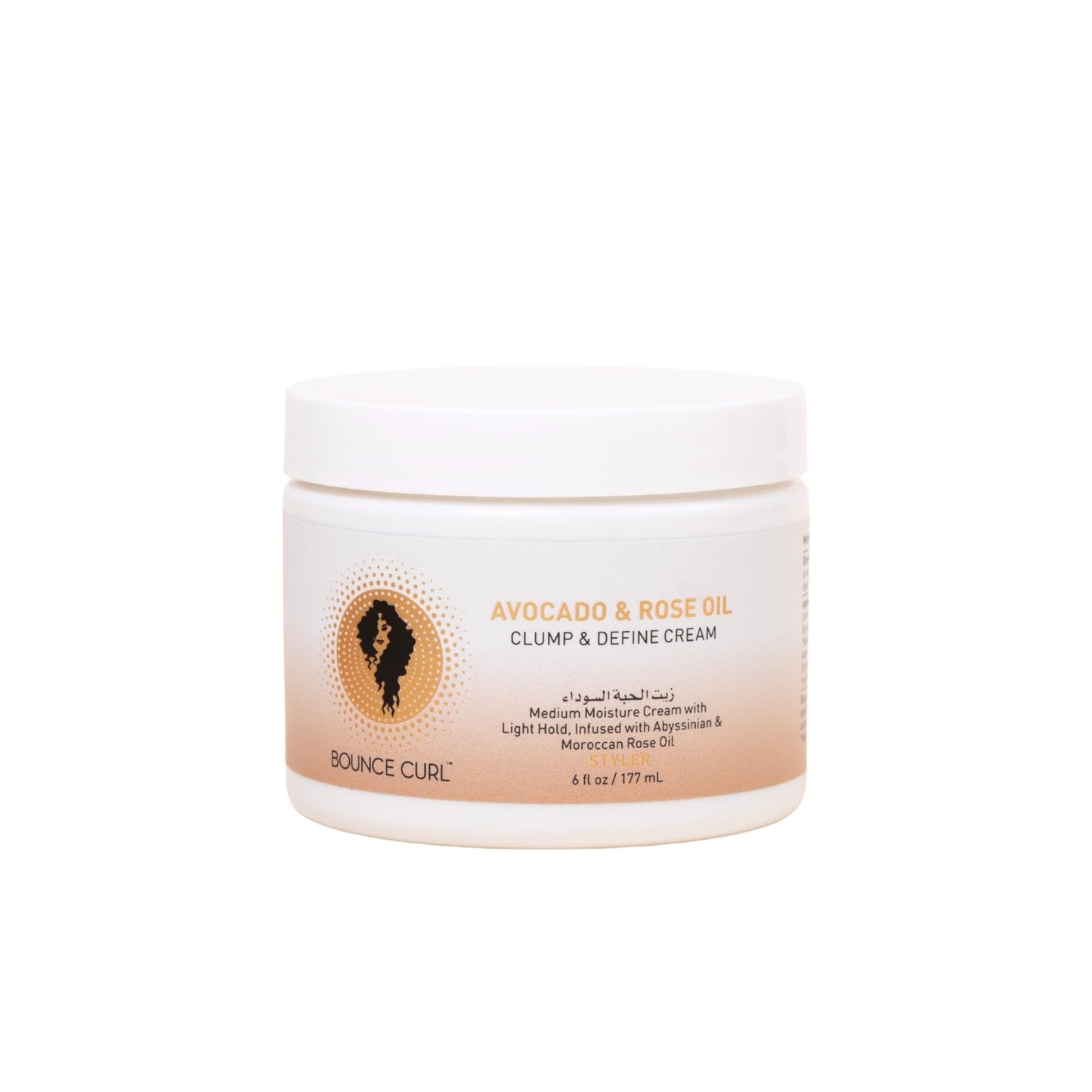 Bounce Curl Avocado and Rose Oil Clump and Define Cream Curl Cream for Curly Hair with Light Hold and Moisture Beauty & Personal Care Bounce Curl