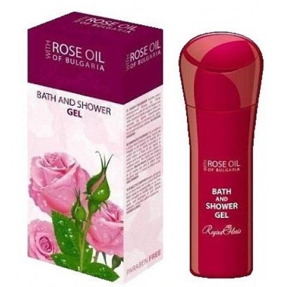 Regina Floris Bath and Shower Gel with 100 % Pure Bulgarian Rose Oil 230ml Beauty & Personal Care Regina Floris