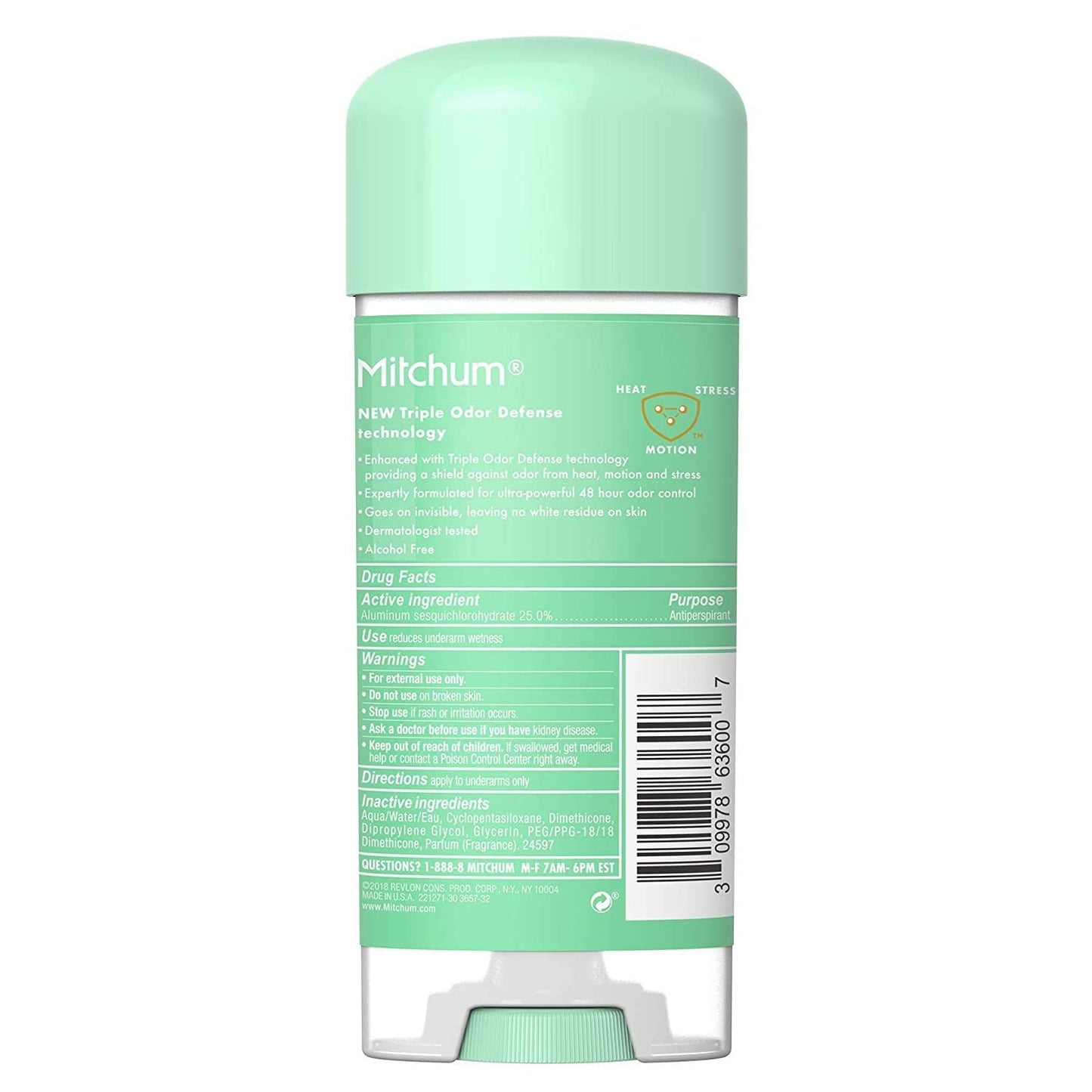 Mitchum Anti-Perspirant & Deodorant for Women, Power Gel, Powder Fresh, 3.4 oz (96 g) (Pack of 4) Beauty and Personal Care Mitchum