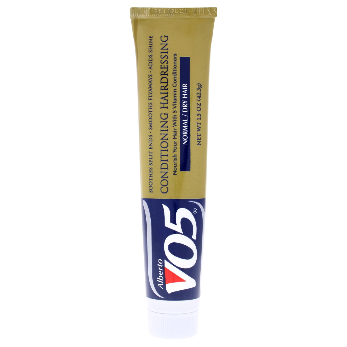 Alberto VO5 Conditioning Hairdressing for Normal/Dry Hair - Smooths Flyaways, Adds Shine, Controls Split Ends, 1.5 oz (Pack of 6)