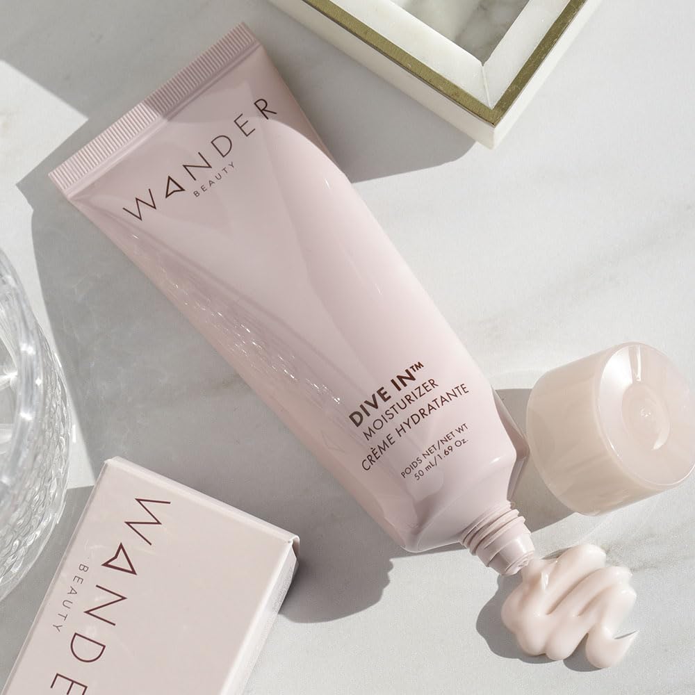 Wander Beauty Dive In Moisturizer - 8-in-1 Hydrating Face Moisturizer For 72h Hydration - Plump, Brighten, & Rejuvenate Skin with 13 Fruits & 4 Flower Beauty & Personal Care Wander Beauty