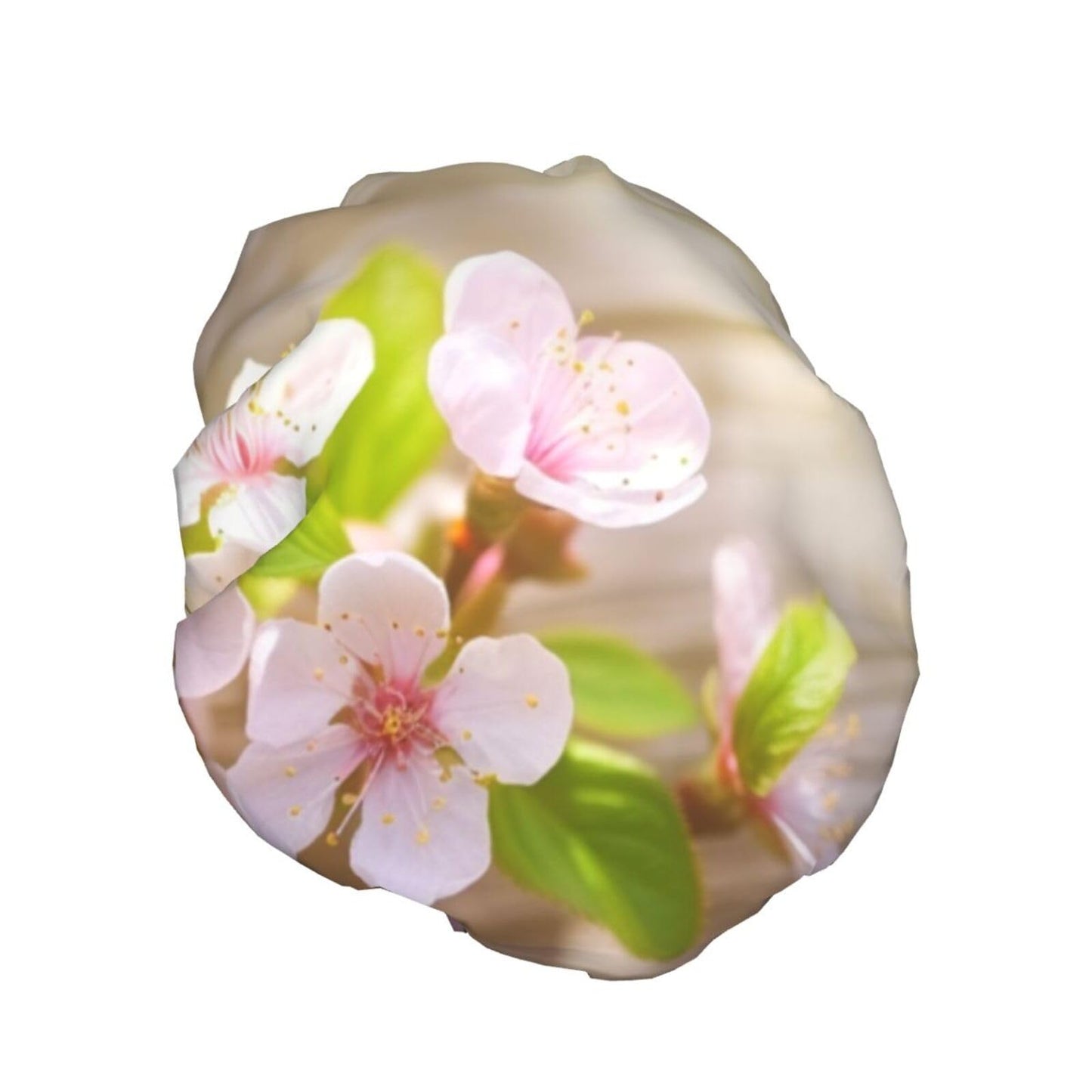 Spring and Flower Shower Cap for Women Men Large Reusable Shower Bonnet Double-Layer Waterproof Bath Caps Elastic Band Hair Hat for All Hairstyles Beauty and Personal Care BWLHJKE