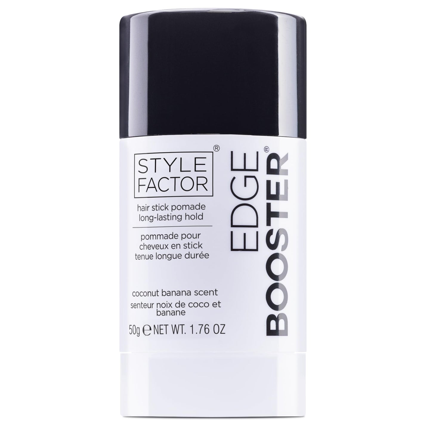 Style Factor EDGE BOOSTER Hair Wax Stick Pomade with Beeswax | Strong Hold Slick Stick for Flyaways, Edges & Baby Hair for Sleek Buns & Ponytails | Beauty & Personal Care Style Factor