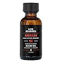 Live Bearded Beard Oil, 1 fl oz - Premium All-Natural Jojoba - Made in the USA - Hair and Skin Care for Men with Dry, Flaky Patches | American Scent Beauty & Personal Care Live Bearded