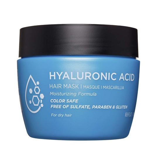 Luseta Hyaluronic Acid Intense Moisture Hair Mask Hydrate Dry Hair Enhance manageability for Men & Women 16.9oz Beauty & Personal Care L LUSETA