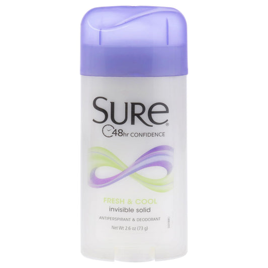 Invisible Solid Anti-Perspirant Deodorant - Fresh and Cool by Sure for Unisex - 2.6 oz Deodorant Stick Beauty and Personal Care Sure