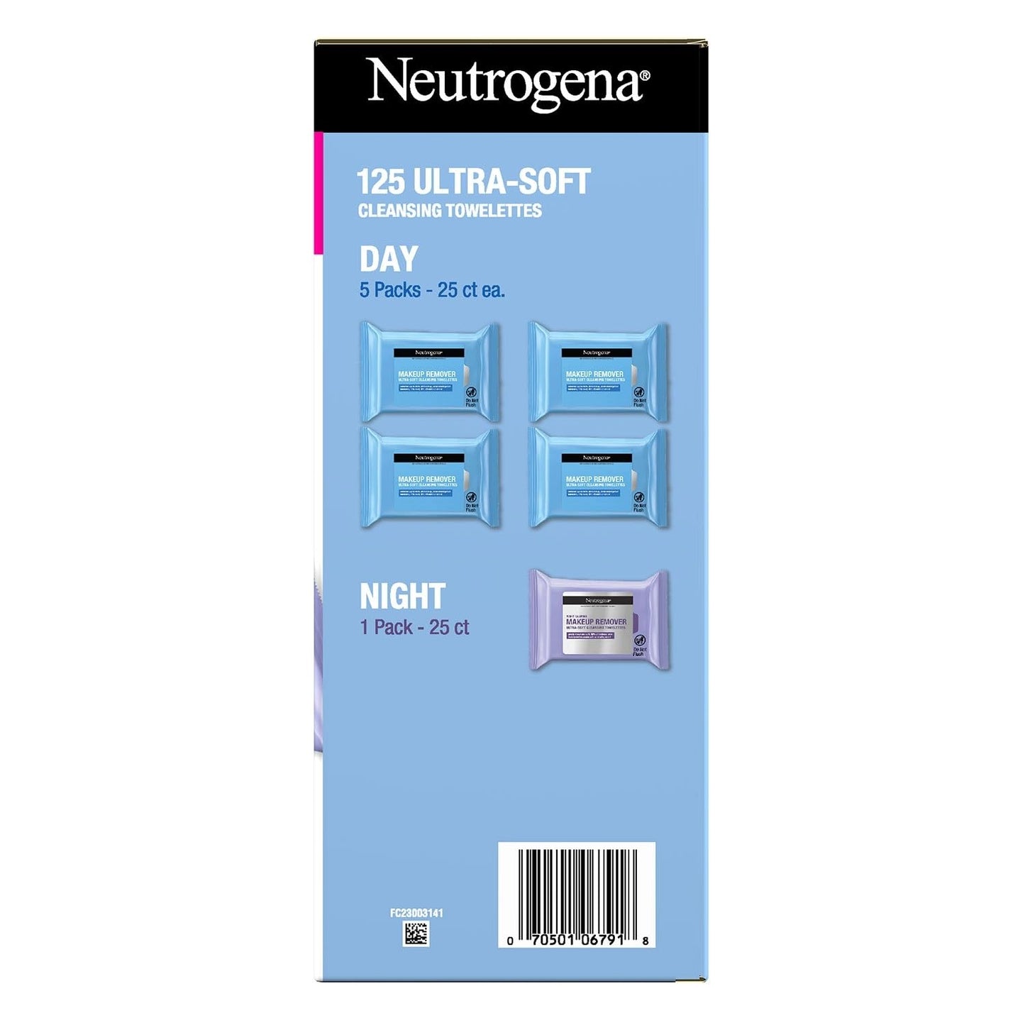 Neutrogena Makeup Remover & Night Calming Cleansing Towelettes (125 Count) Beauty & Personal Care Neutrogena