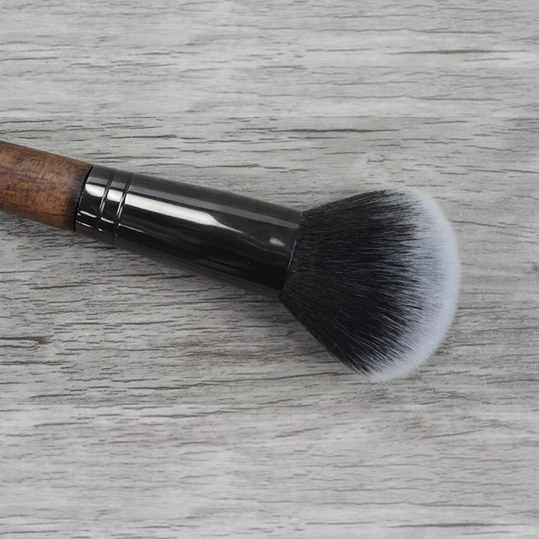 RN BEAUTY Makeup Brush Powder Brush Foundation Blush Bronzer Contour Face Blender Brush Professional Mineral Blending Buffing Kabuki Brushes Thick Beauty & Personal Care RN BEAUTY