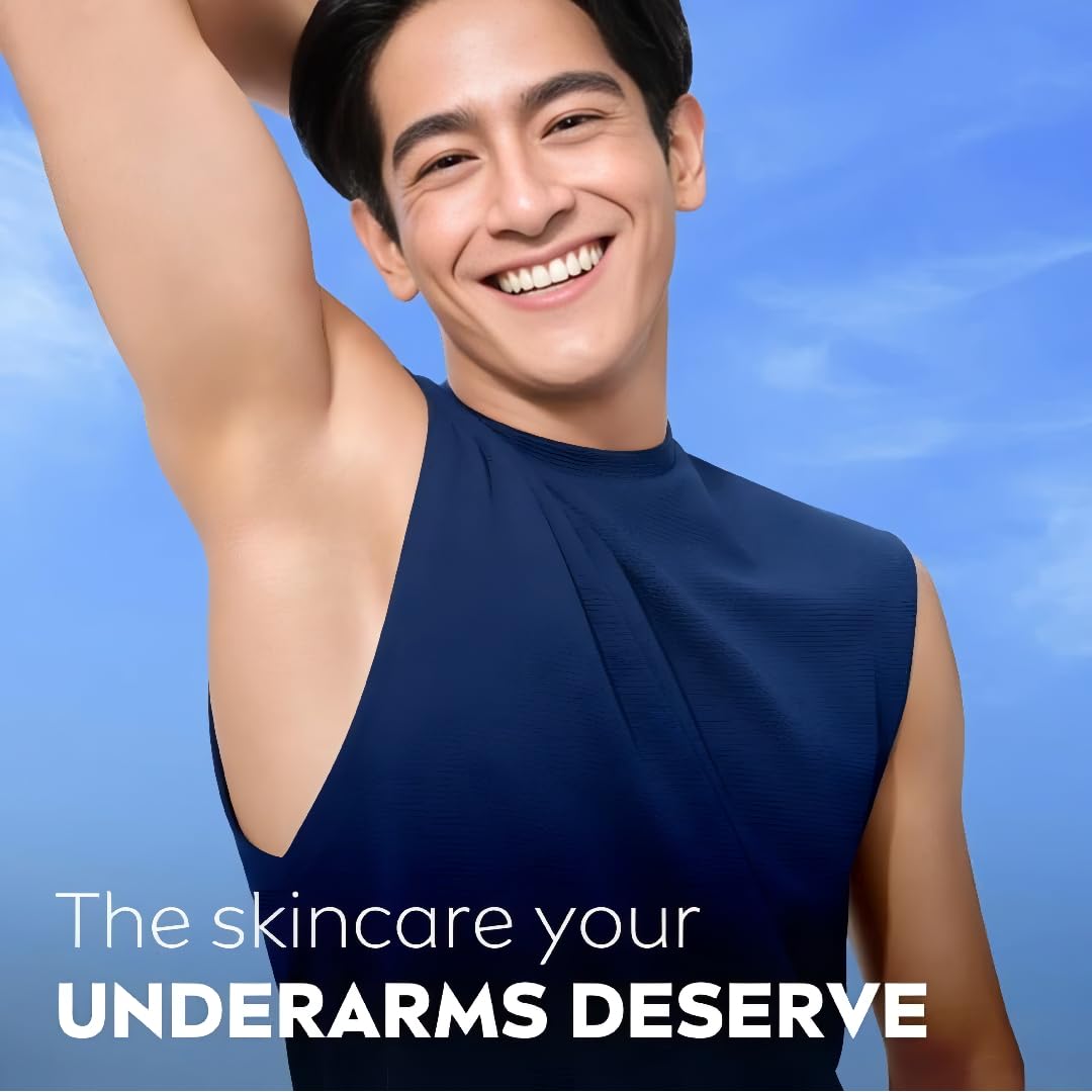 NIVEA Men Brightening Roll-On Deodorant 50ml - 72H Sweat & Odor Protection - Vitamin C & Licorice Extract - Alcohol-Free - Skin Brightening Underarm Beauty and Personal Care NIVEA