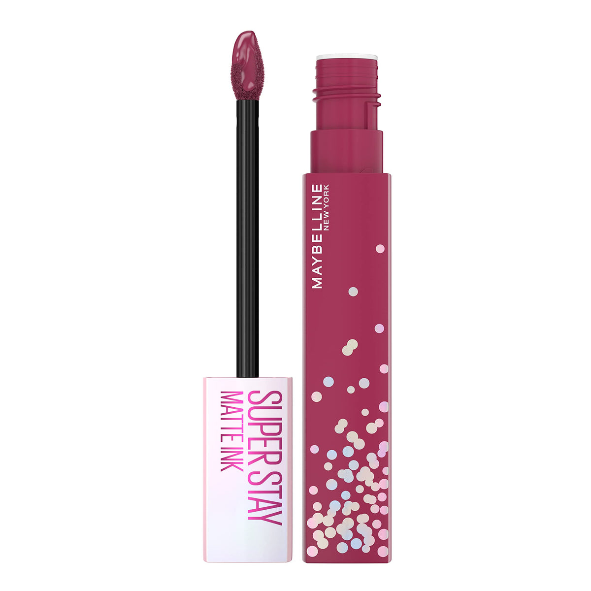 MAYBELLINE New York Super Stay Matte Ink Liquid Lipstick, Transfer Proof, Long Lasting, Limited Edition Birthday Cake Scented Shades, Party Goer, 0.17 Beauty & Personal Care MAYBELLINE