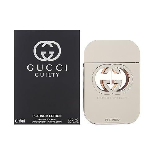 Gucci Guilty Platinum Edition Eau De Toilette Spray for Women, 2.5 Ounce Beauty & Personal Care Gucci