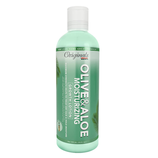Originals by Africa's Best Olive & Aloe Moisturizing Growth Lotion, Ultimate Hydration Finishing Step, For All Hair Types and Textures, Petroleum Beauty & Personal Care Originals by Africa's Best