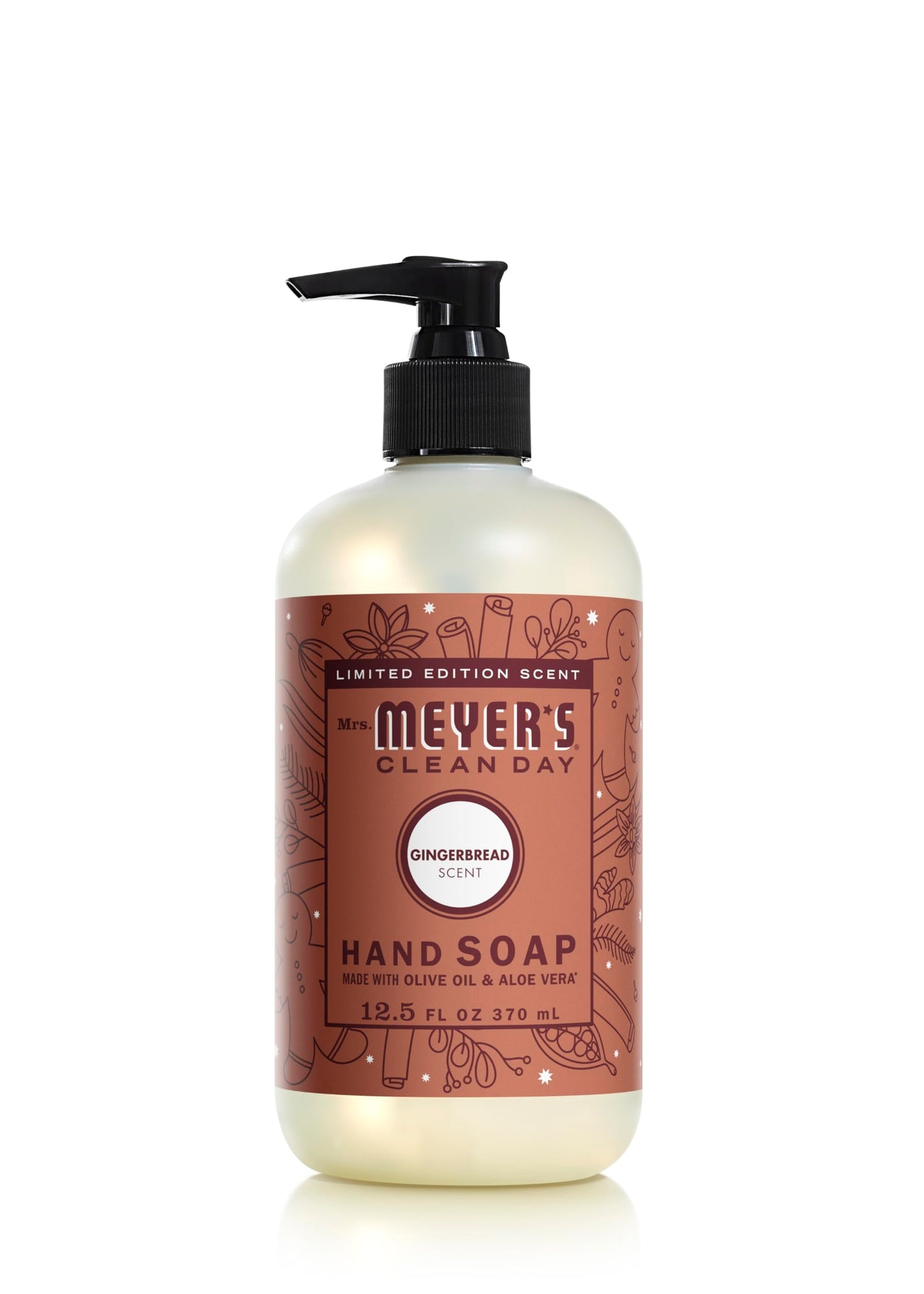 Mrs Meyer's Gingerbread Hand Soap, 370 ML Beauty & Personal Care Mrs. MEYER'S