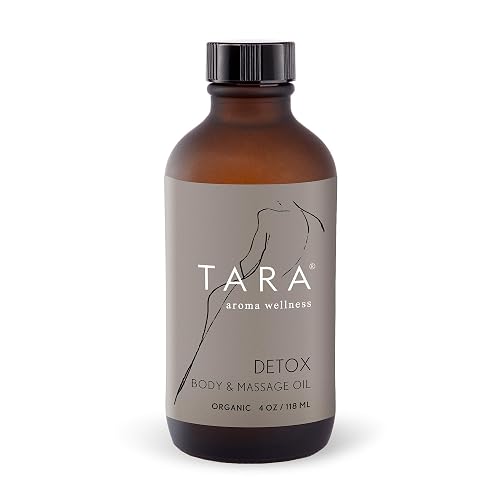 TARA Spa Therapy Detox Body & Massage Oil - Premium Organic Oil for Purification & Rejuvenation, 100% Pure Essential Oils, Juniper, Grapefruit Beauty & Personal Care TARA