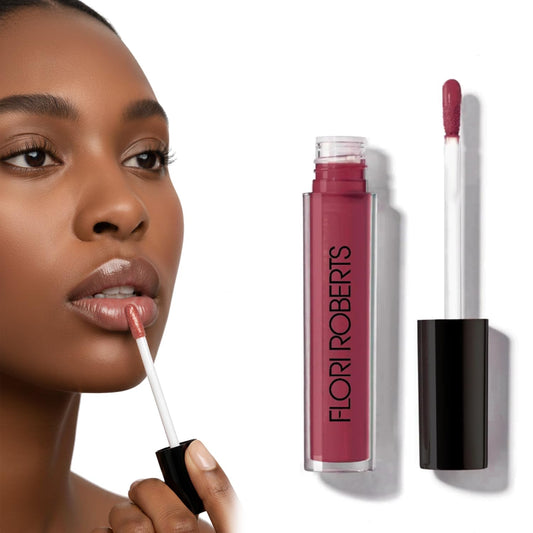 Flori Roberts Luscious Lip Lacquer, Vibrant Lip Gloss Makeup for Women of Color or Deeper Skin Tones, Non-Sticky, Long Wear High Shine Finish Beauty & Personal Care Flori Roberts