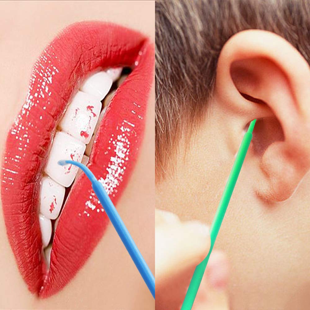 500 PCS Disposable Micro Applicator Brush Bendable Makeup Brush Mascara Brush for Eyelash Extensions, 5 Colors (Head Diameter: 2.5/2.0/1.5 mm) Beauty & Personal Care Aniann