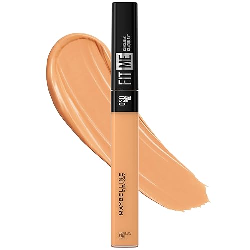 Maybelline New York Fit Me Liquid Concealer Makeup, Natural Coverage, Lightweight, Conceals, Covers Oil-Free, Honey, 1 Count (Packaging May Vary) Beauty & Personal Care MAYBELLINE
