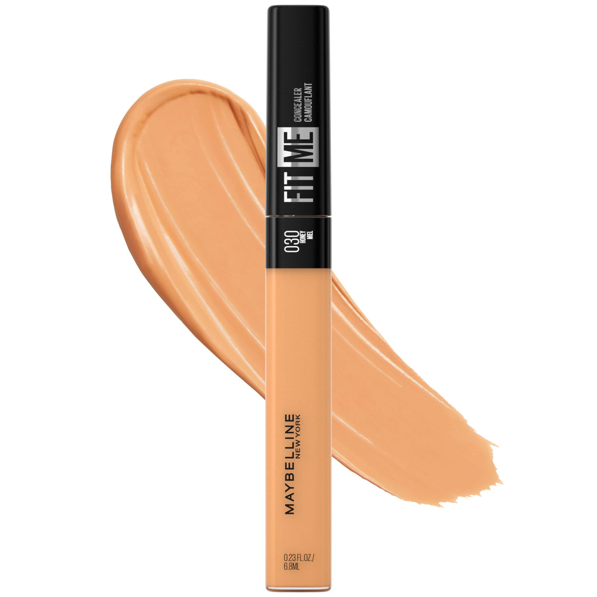 Maybelline New York Fit Me Liquid Concealer Makeup, Natural Coverage, Lightweight, Conceals, Covers Oil-Free, Honey, 1 Count (Packaging May Vary) Beauty & Personal Care MAYBELLINE