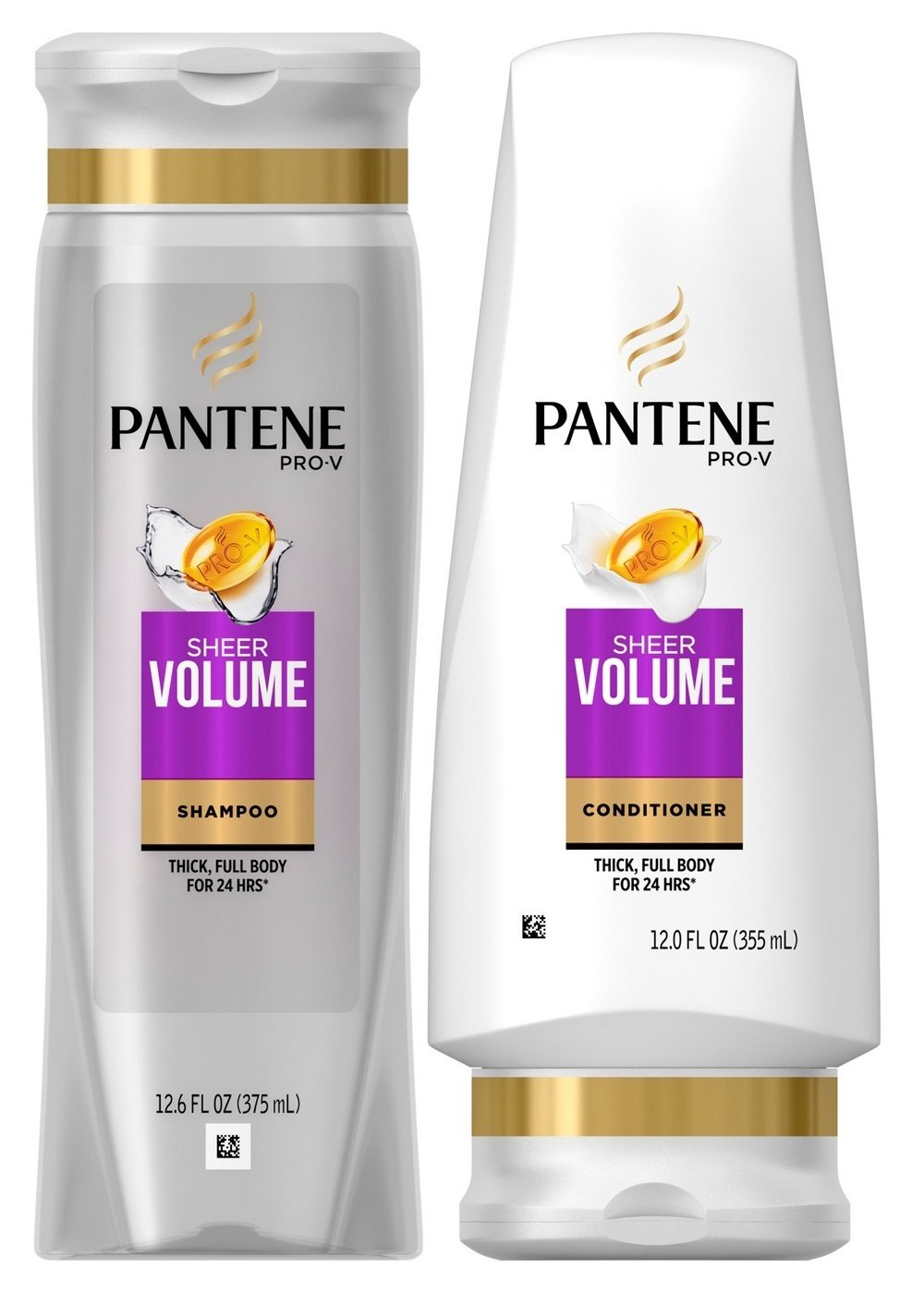 Pantene Pro-V Sheer Volume, DUO Set Shampoo Conditioner, 12.6 Ounce, 1 each Beauty & Personal Care Pantene