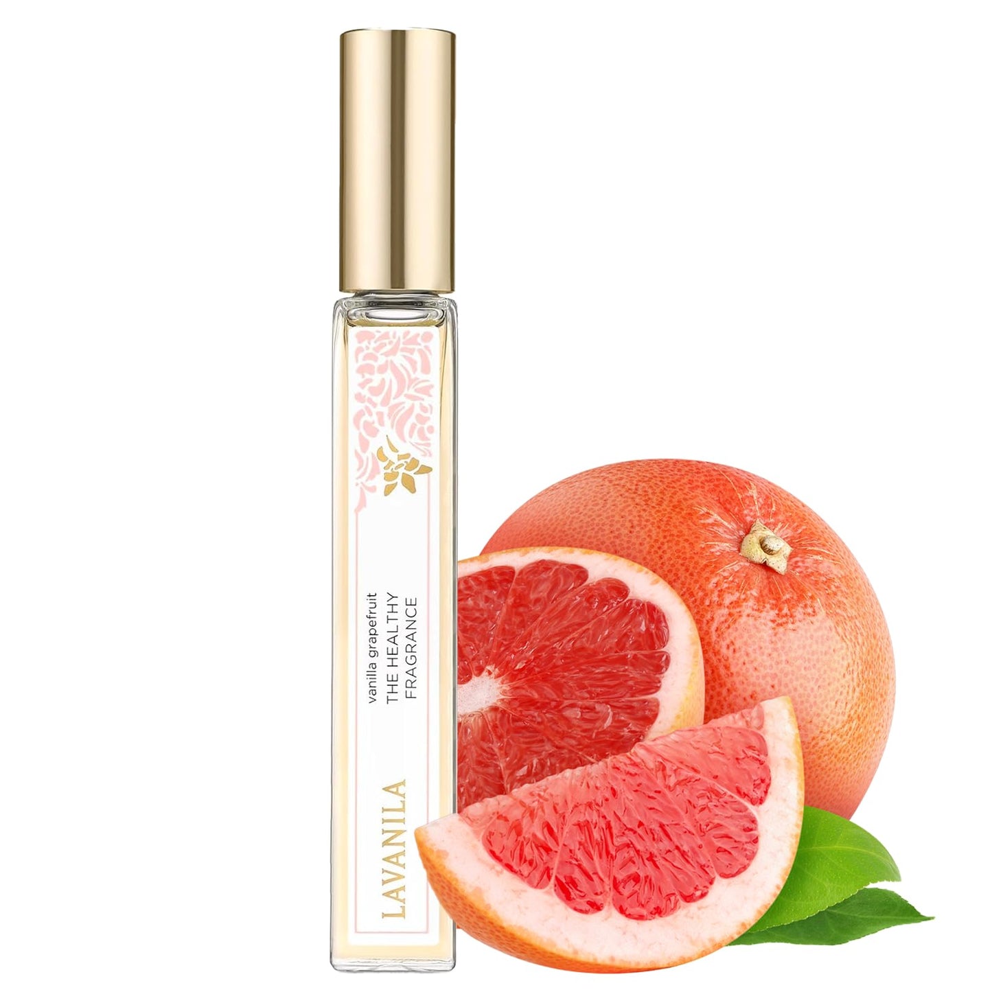 Lavanila Vanilla Grapefruit Perfume for Women, 0.32 oz Roller - Citrus, Warm Cedarwood & Soft Vanilla Beauty & Personal Care Lavanila