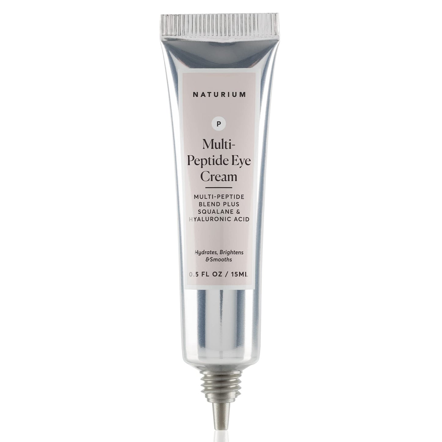 Naturium Multi-Peptide Eye Cream, Smoothing & Anti-Aging Skincare, with Squalene & Hyaluronic Acid, 0.5 oz Beauty & Personal Care Naturium