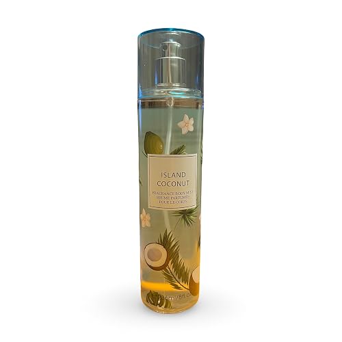 United Scents ISLAND COCONUT Fragrance Body Mist, 8 Fl Oz Beauty & Personal Care United Scents