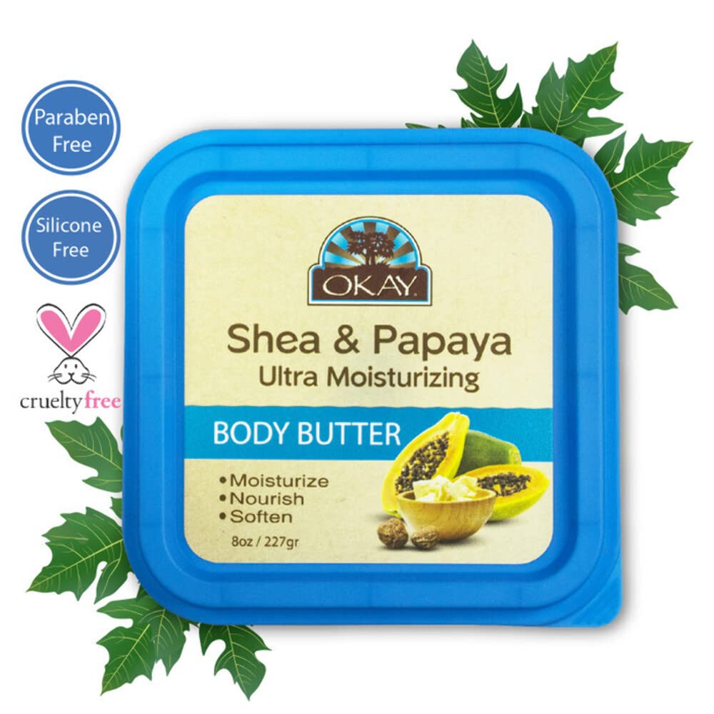 Okay Shea & Papaya Ultra Moisturizing Body Butter Beauty & Personal Care OKAY