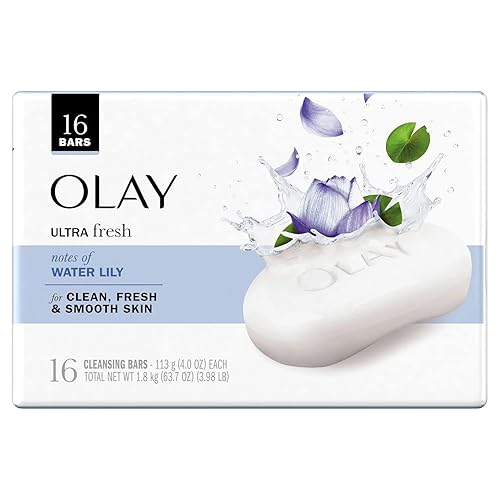 Olay Ultra Fresh Cleansing Bar Soap, Water Lily, 4 Ounce (Pack of 16) Beauty & Personal Care Olay