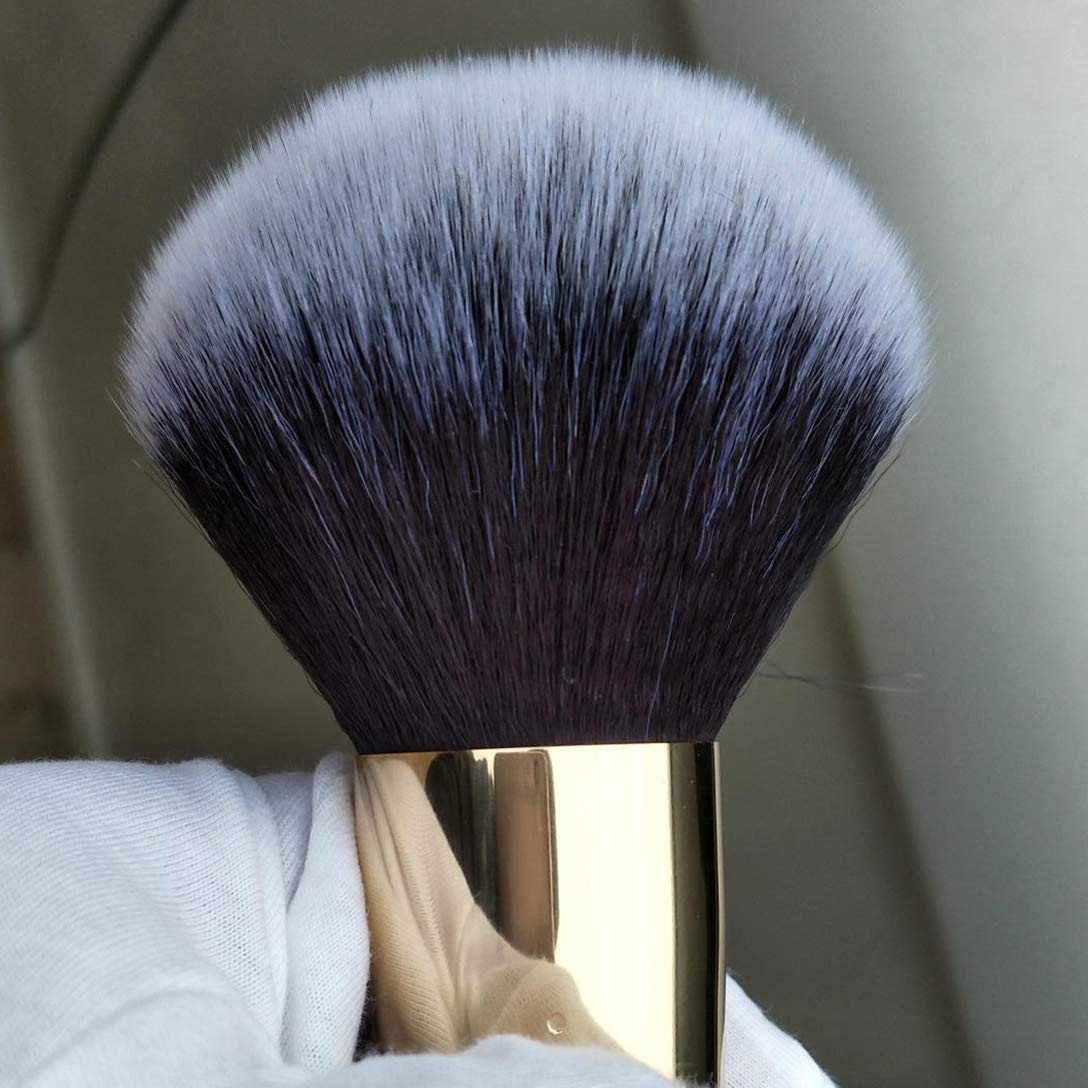 RN BEAUTY Makeup Brush Powder Brush Foundation Blush Bronzer Contour Face Blender Brush Professional Mineral Blending Buffing Kabuki Brushes Thick Beauty & Personal Care RN BEAUTY