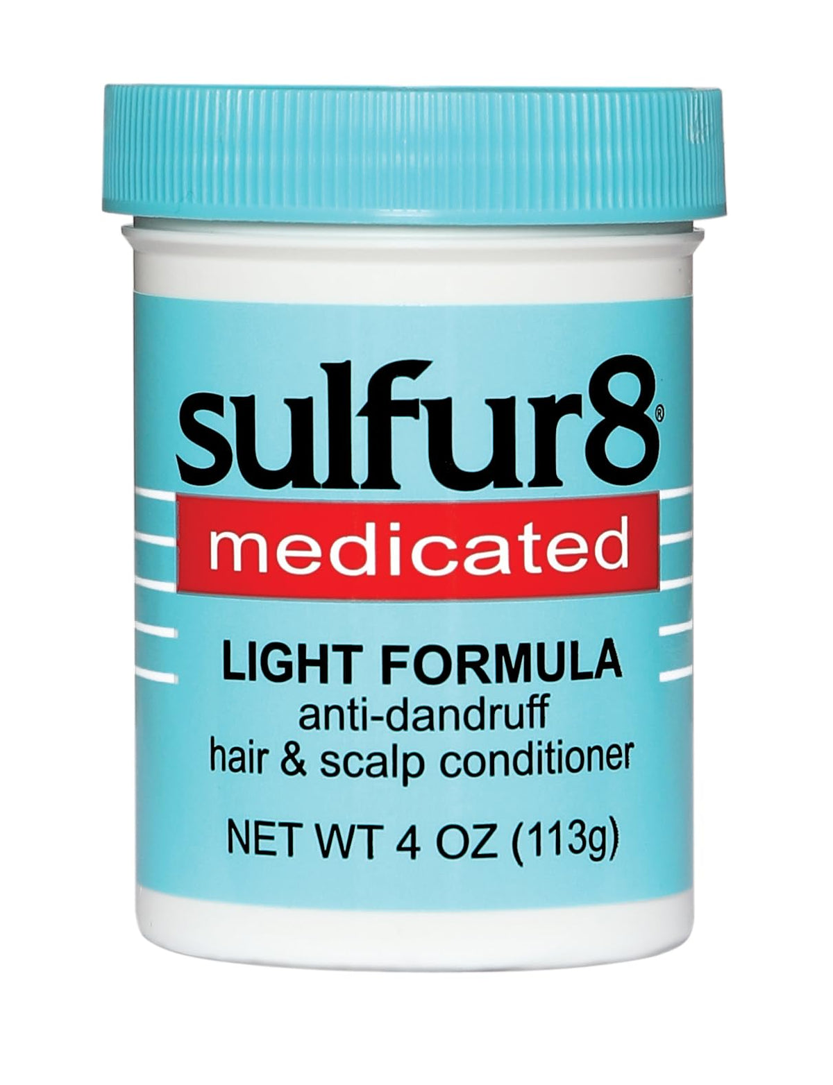 SULFUR8 Medicated Light Formula Anti-Dandruff Hair & Scalp Conditioner - 4 oz. Lightweight Scalp & Hair Treatment - Controls Dandruff, Soothes Itchy,