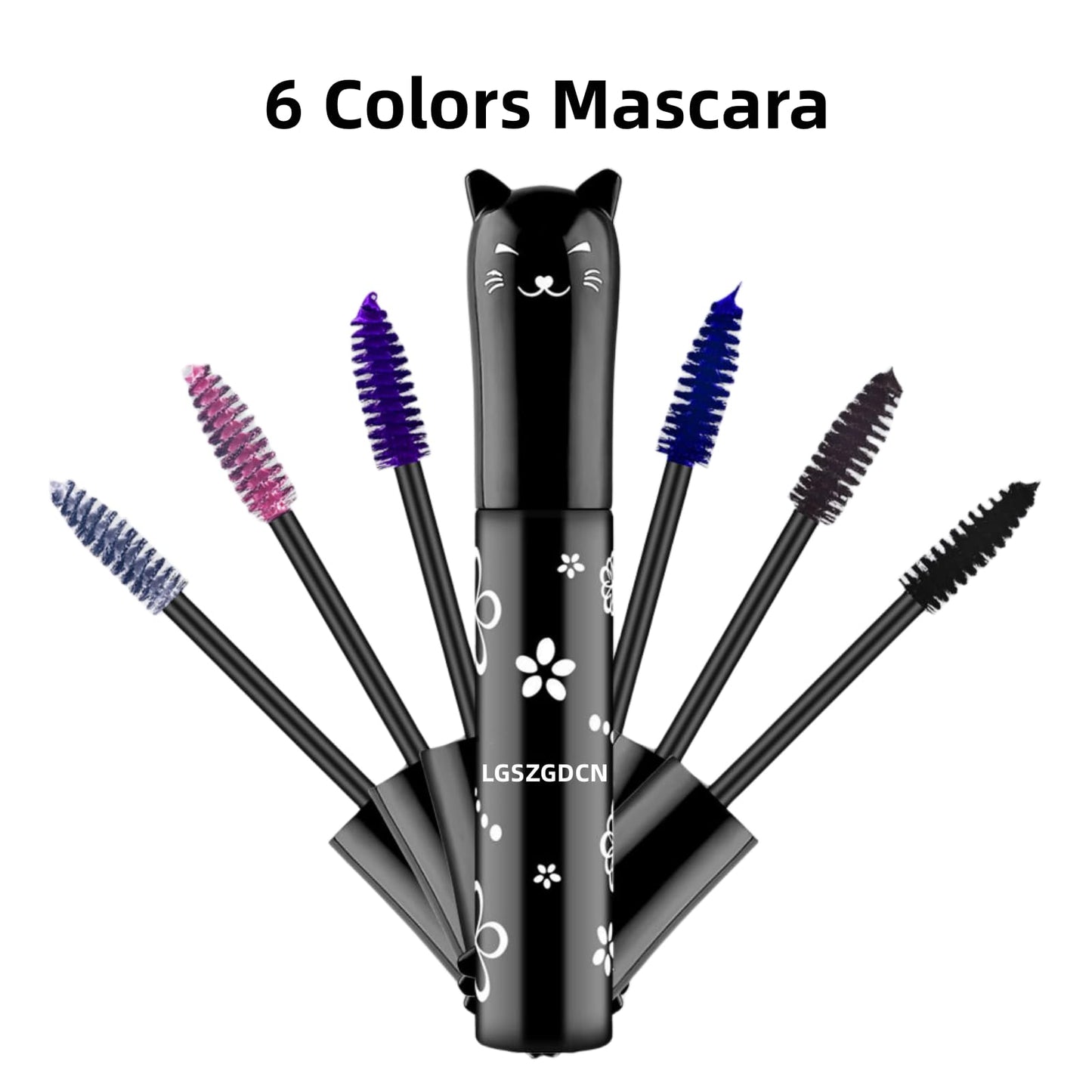 LGSZGDCN White Lashes volume mascara Extensions Makeup Lash Waterproof Fast Dry Eyelashes Curling Lengthening Primer Party Stage Use Beauty & Personal Care LGSZGDCN