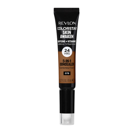 Revlon ColorStay Skin Awaken 5-in-1 Concealer, Lightweight, Creamy Longlasting Face Makeup with Caffeine & Vitamin C, For Imperfections, Dark Circles Beauty & Personal Care REVLON