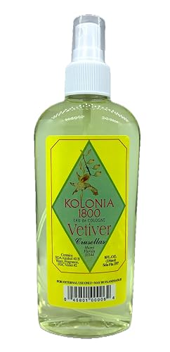 Crusellas Legitima Kolonia 1800 Vetiver Pump Spray Cologne 8 Fl. Oz. Beauty & Personal Care Crusellas