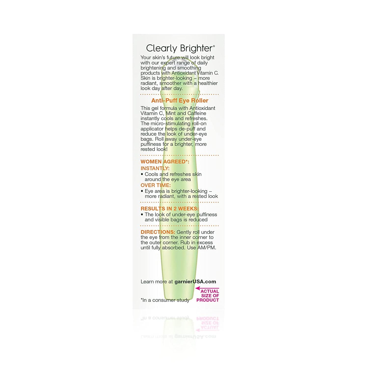 Garnier SkinActive Clearly Brighter Anti-Puff Eye Roller 0.5 oz (Pack of 3) Beauty & Personal Care Garnier