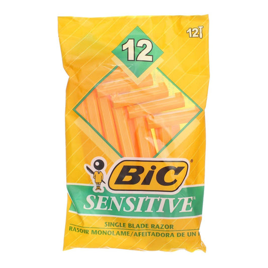 Bic Single Blade Shavers Sensitive Skin - 12 ct - 2 pk Beauty and Personal Care BIC