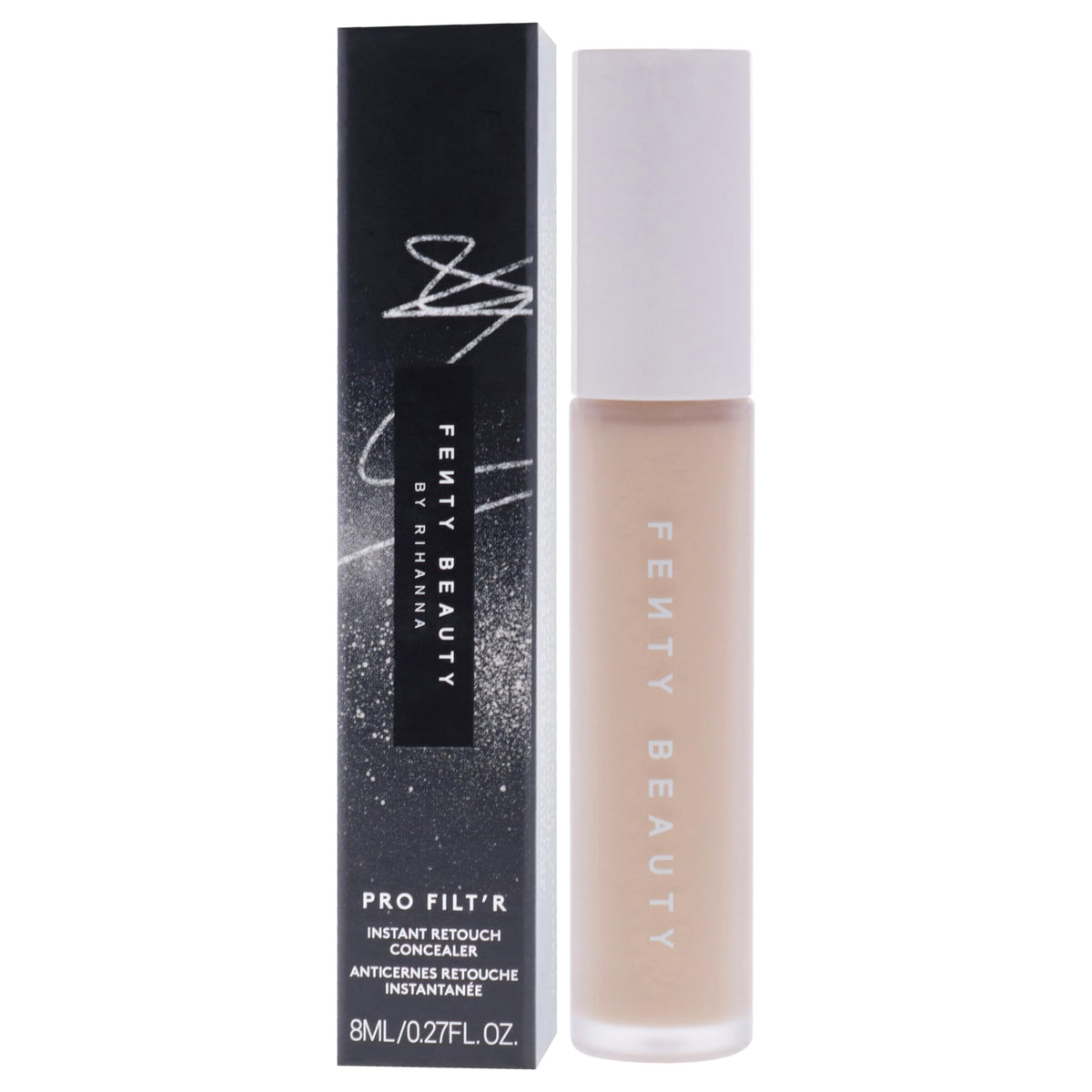 Pro Filtr Instant Retouch Concealer - 145 Light With Warm Olive Undertone by Fenty Beauty for Women - 0.27 oz Concealer