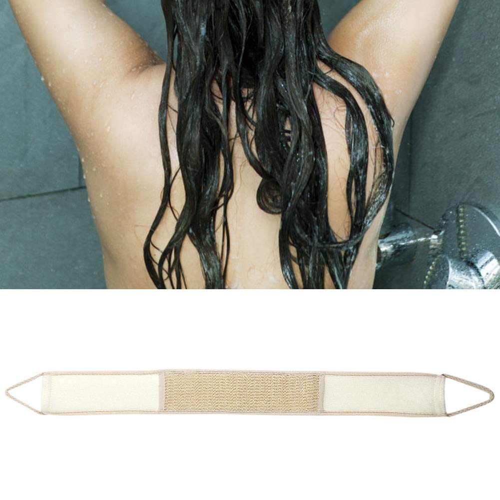 Back Scrubber for Shower Exfoliating Back Cloth Body Extended Length Scrubber Towel Exfoliating Stretchable Pull Strap Wash Cloth for Bath Body Scrub Beauty and Personal Care Milltrip