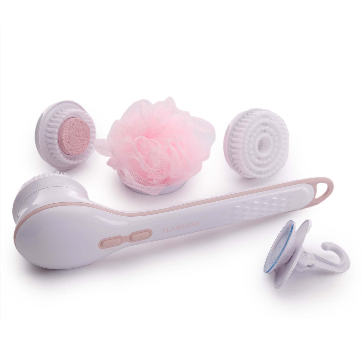 Finishing Touch Flawless Cleanse Spa, Electric Body Brush- with 3 Multi-Purpose Cleansing Heads for a Full Body Spa Experience Beauty and Personal Care Flawless