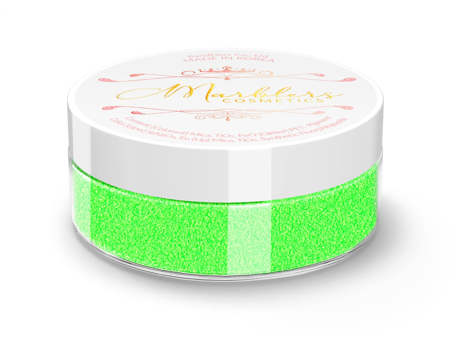 MARBLERS Neon Face & Body Glitter [Fluorescent Green] 0.18oz (5g) | Fine | Non-Toxic | Vegan | Cruelty-Free | Ethically Sourced | Festival Makeup | Beauty & Personal Care MARBLERS