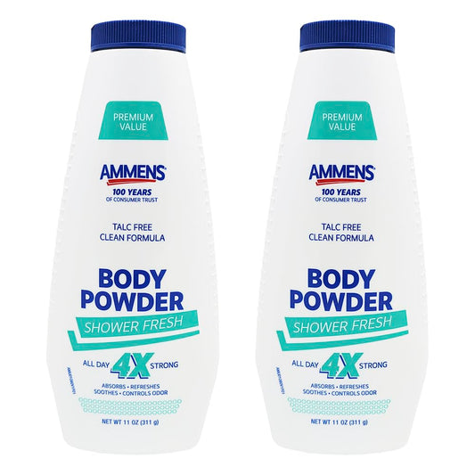 Ammens Powder Shower Fresh 11 oz (Pack of 2) Beauty & Personal Care AMMENS