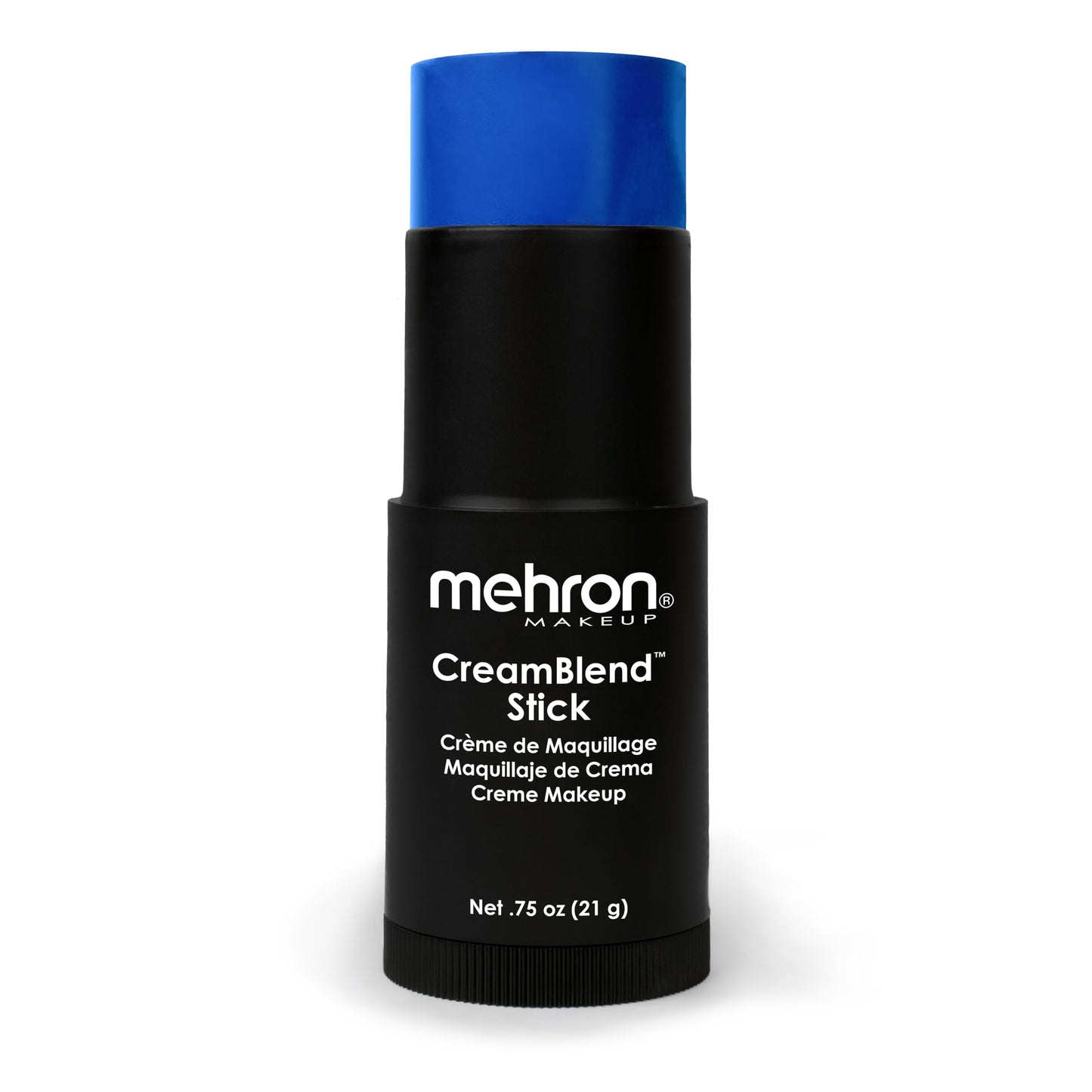 Mehron Makeup CreamBlend Stick | Face Paint, Body Paint, & Foundation Cream Makeup | Perfect for Halloween .75 oz (21 g) (Blue) Beauty & Personal Care Mehron
