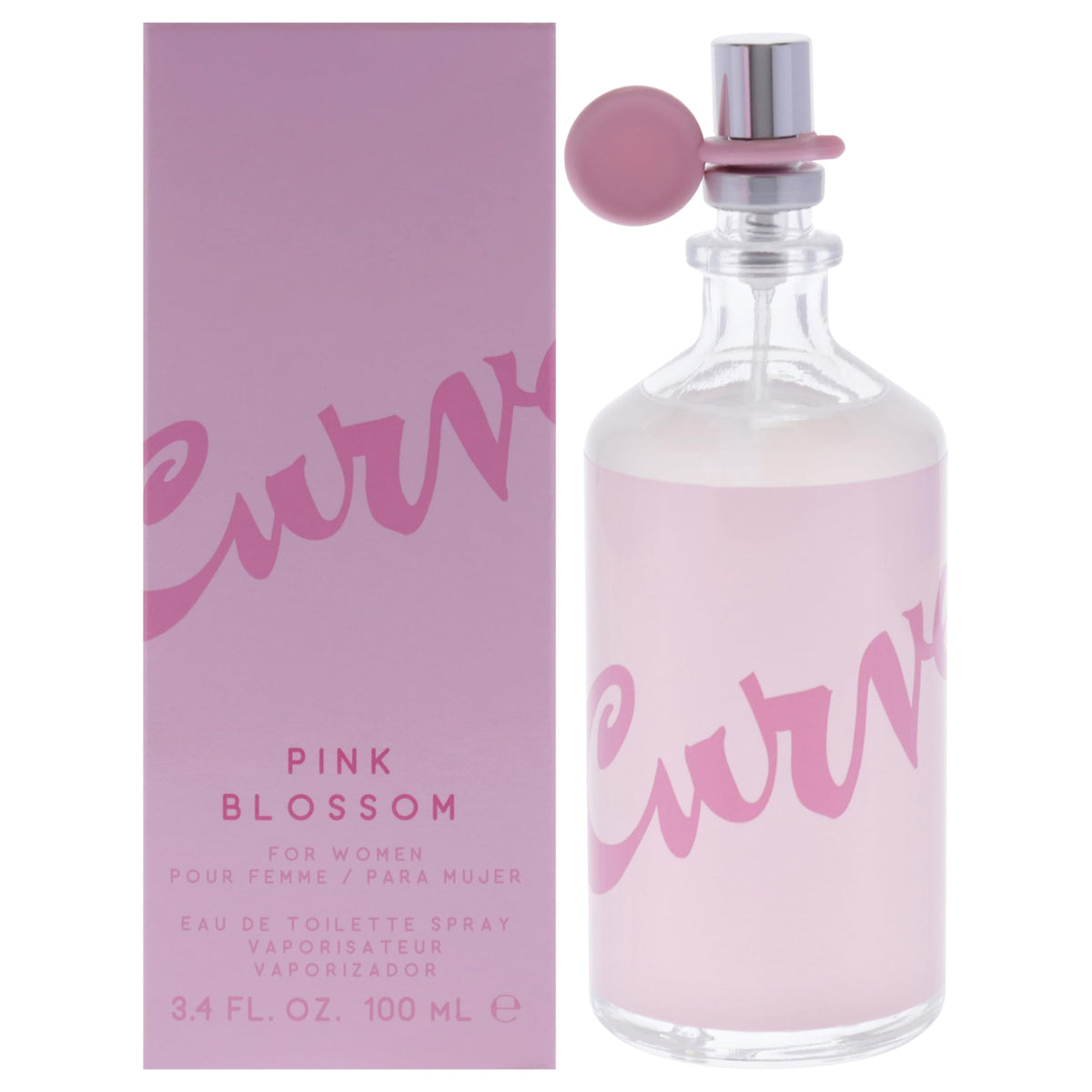 Curve Pink Blossom by Liz Claiborne for Women - 3.4 oz EDT Spray Beauty & Personal Care Liz Claiborne