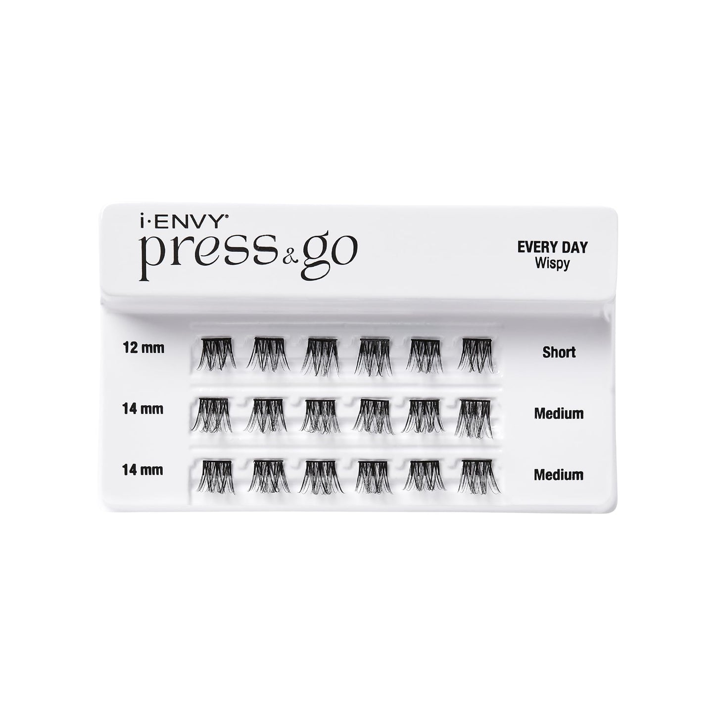 i-ENVY Press&Go Self-Adhesive Eyelashes, No Glue Needed False Eyelash Clusters, Easy Application 1 Step Press-On Lashes, No Damage or Residue (Every… Beauty & Personal Care i•ENVY