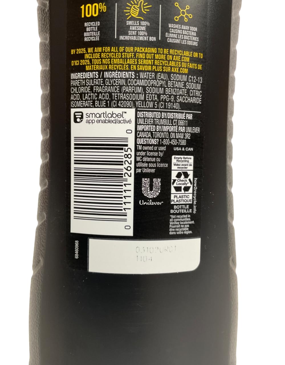 AXE Body Wash for Men, Apollo 16 oz, 4 Count Beauty & Personal Care AXE