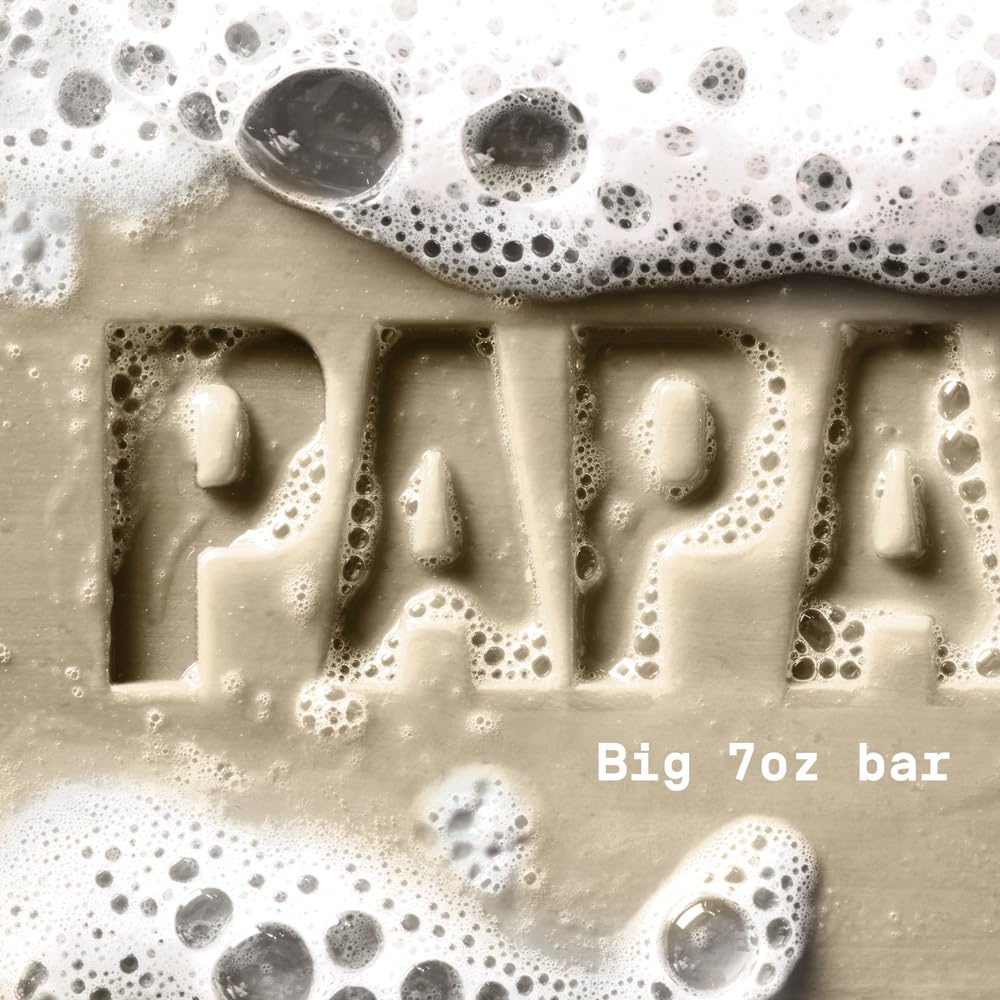 PAPATUI by Dwayne Johnson Enriching Bar Soap for Men | Hydrating Daily cleanser | Moisturizes with Mango Butter and Avocado Oil | Vanilla Shea | 7oz Beauty & Personal Care PAPATUI